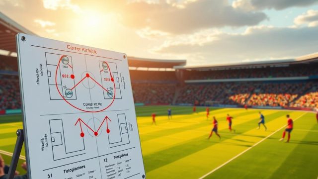 Pertandingan Sepak Bola untuk Total Corner